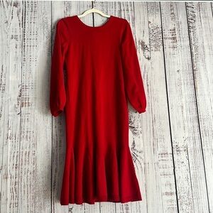 NWT J. Crew. Red dress.